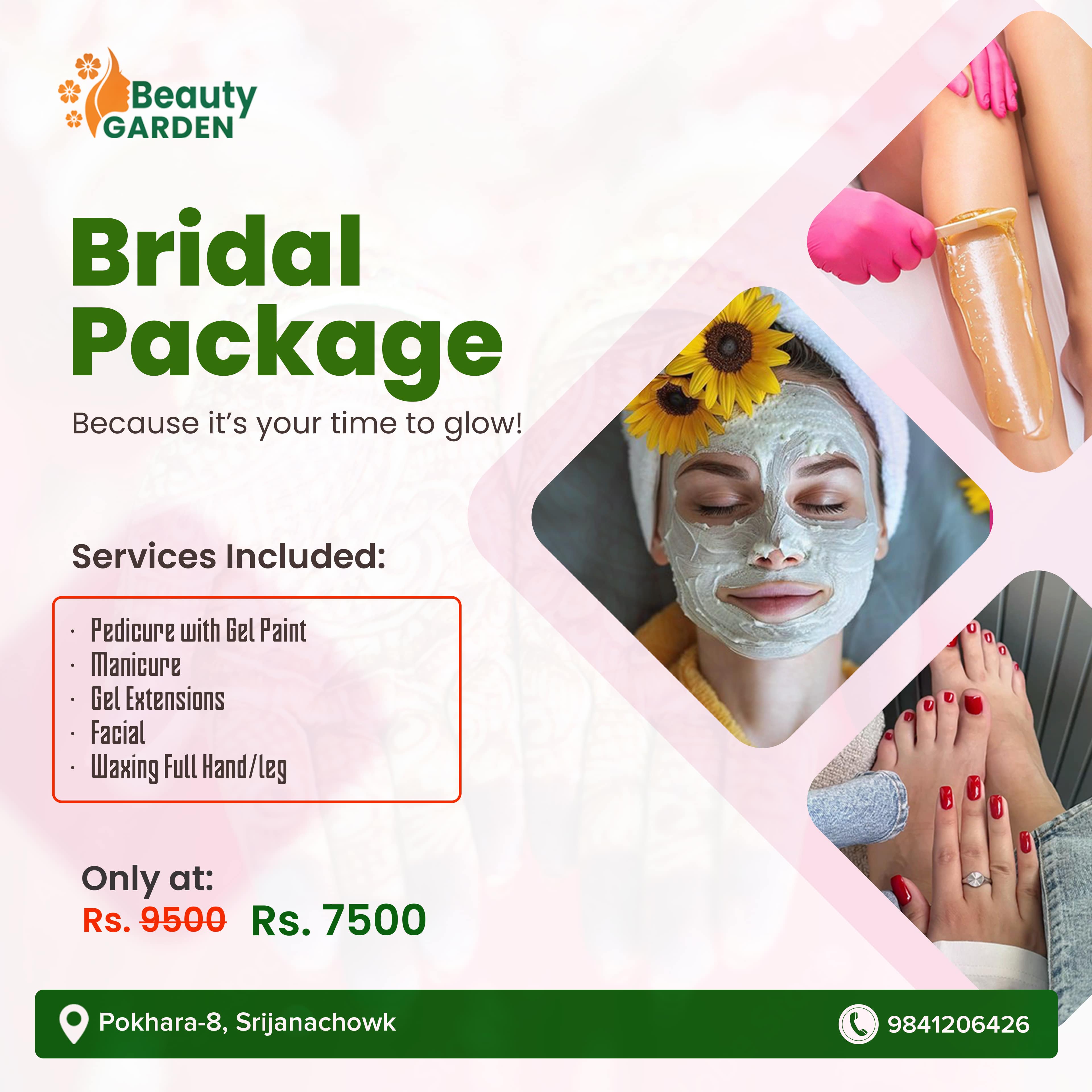 Bridal makeup promotion